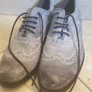 Grey ombre oxfords